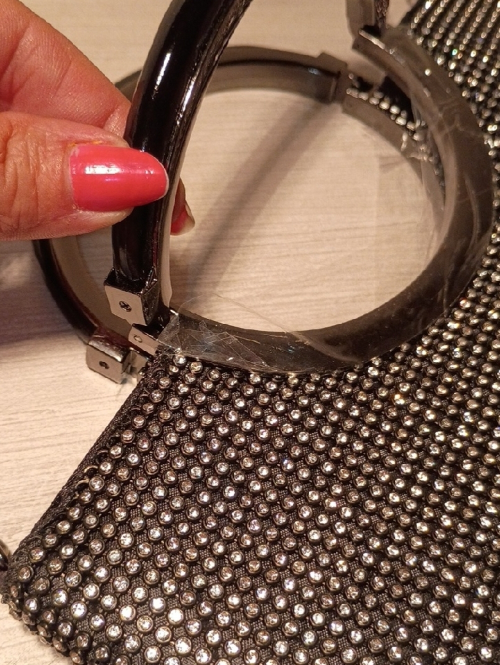 Alessia Rhinestone Bag - Picture 10 of 12